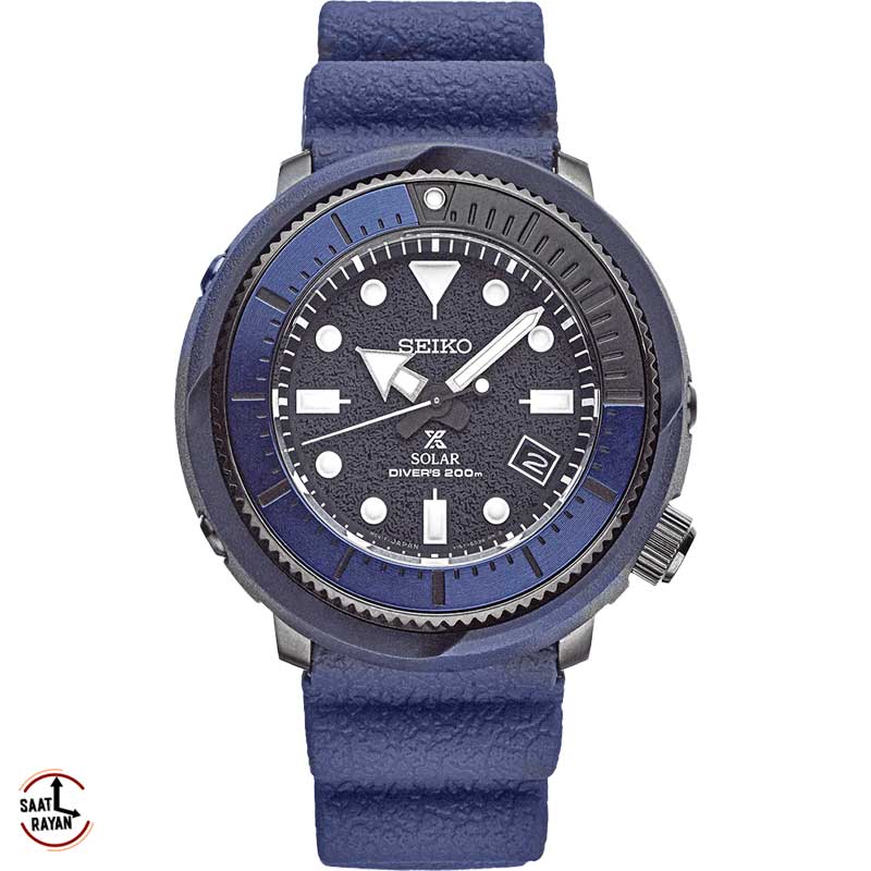 ساعت مچی سیکو مردانه سرمه ای سولار Seiko Prospex SNE535 Solar
