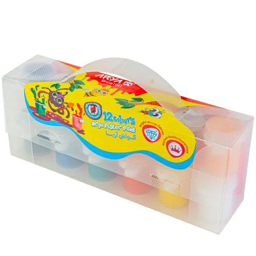 گواش12رنگ طلقی آریا