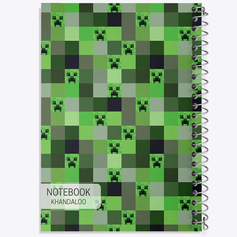 دفتر مشق 50 برگ خندالو طرح ماینکرافت (Minecraft) کد N540