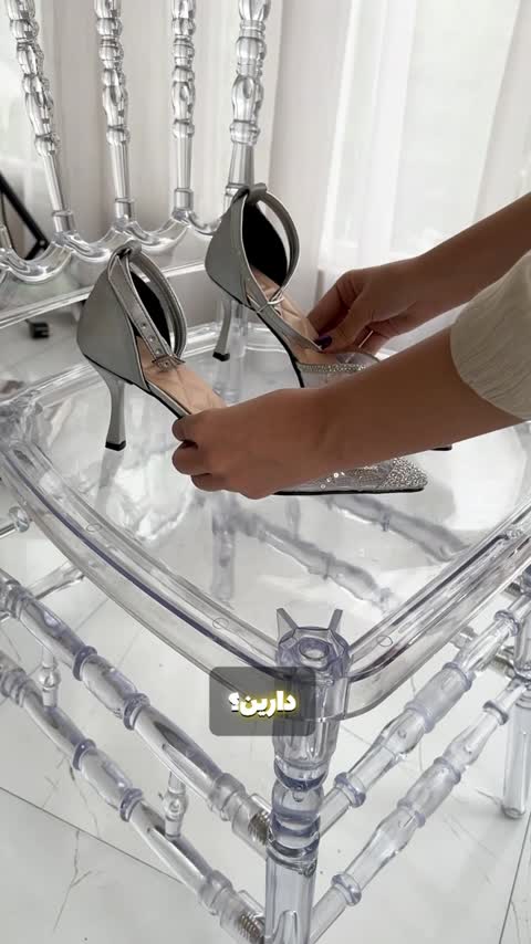 صندل طلقی پنجه اردکی پاشنه  8 سانت - ارسال رایگان