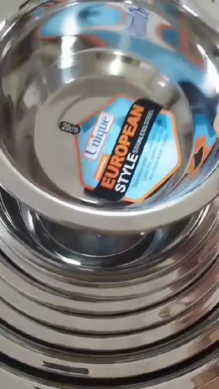 لگن استیل یونیک تک عددی (مدل ستاره) در قیمتهای جداگانه