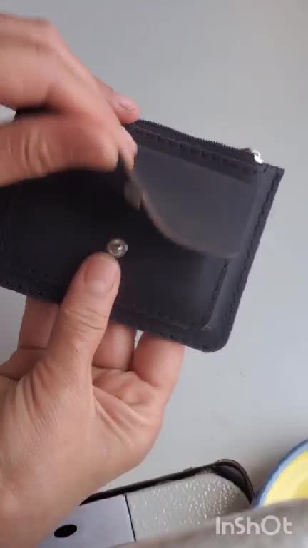 جاکارتی چرم زیپ دار جای پول کیف کوچیک کیف زیپ دار