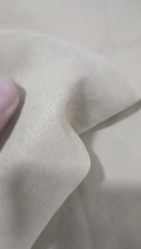 پارچه پرده ای میکرو مخمل رنگ کرم