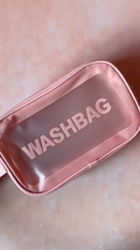 کیف آرایشی واشبگ WASHBAG سایز متوسط (رنگ سفید)