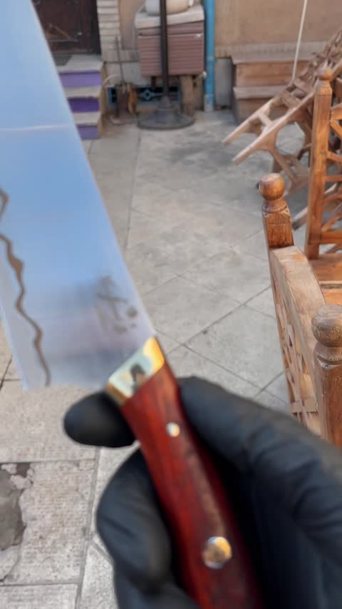 چاقوی شف نایف (سرآشپز) طرح سان مای استاد منفرد