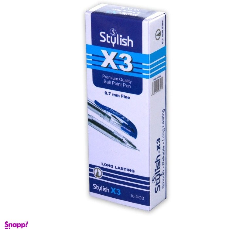 خودکار استایلیش (stylish) مدل X3 رنگ آبی