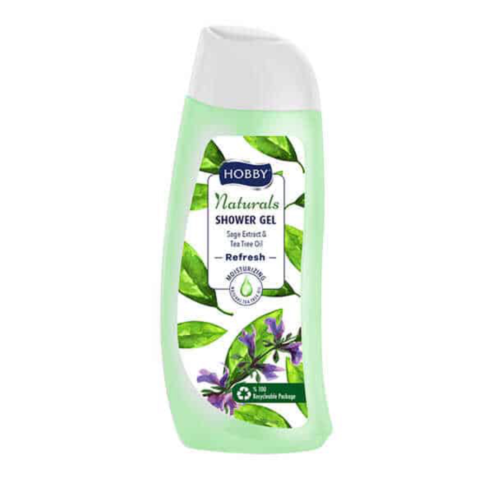 شامپو بدن هوبی مدل FRESH CARE با عصاره گل مریم و روغن درخت چای _ 500 میلی لیتر