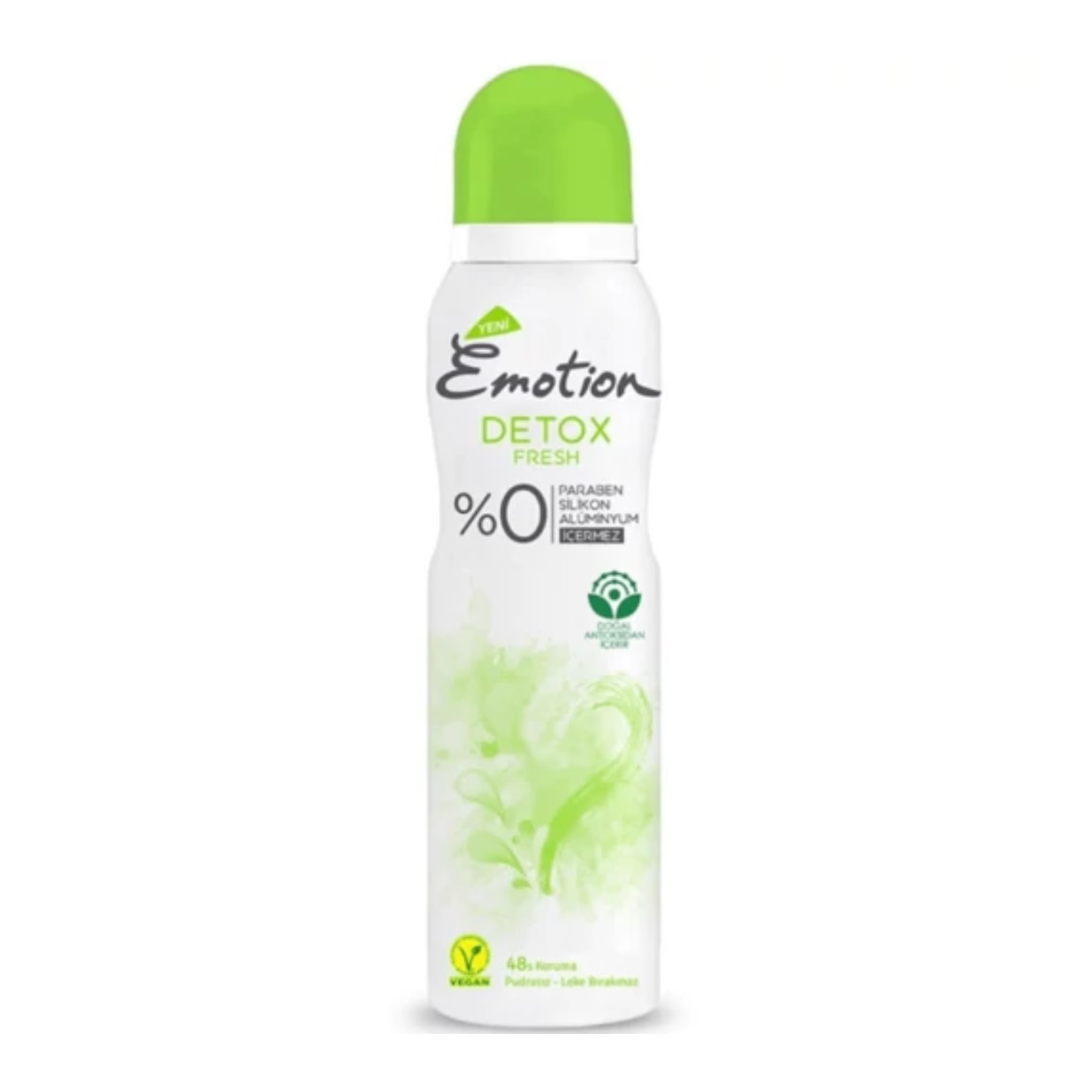 اسپری ضد تعریق ایموشن زنانه مدل Detox fresh رایحه گیاهی _ 150 میلی لیتر