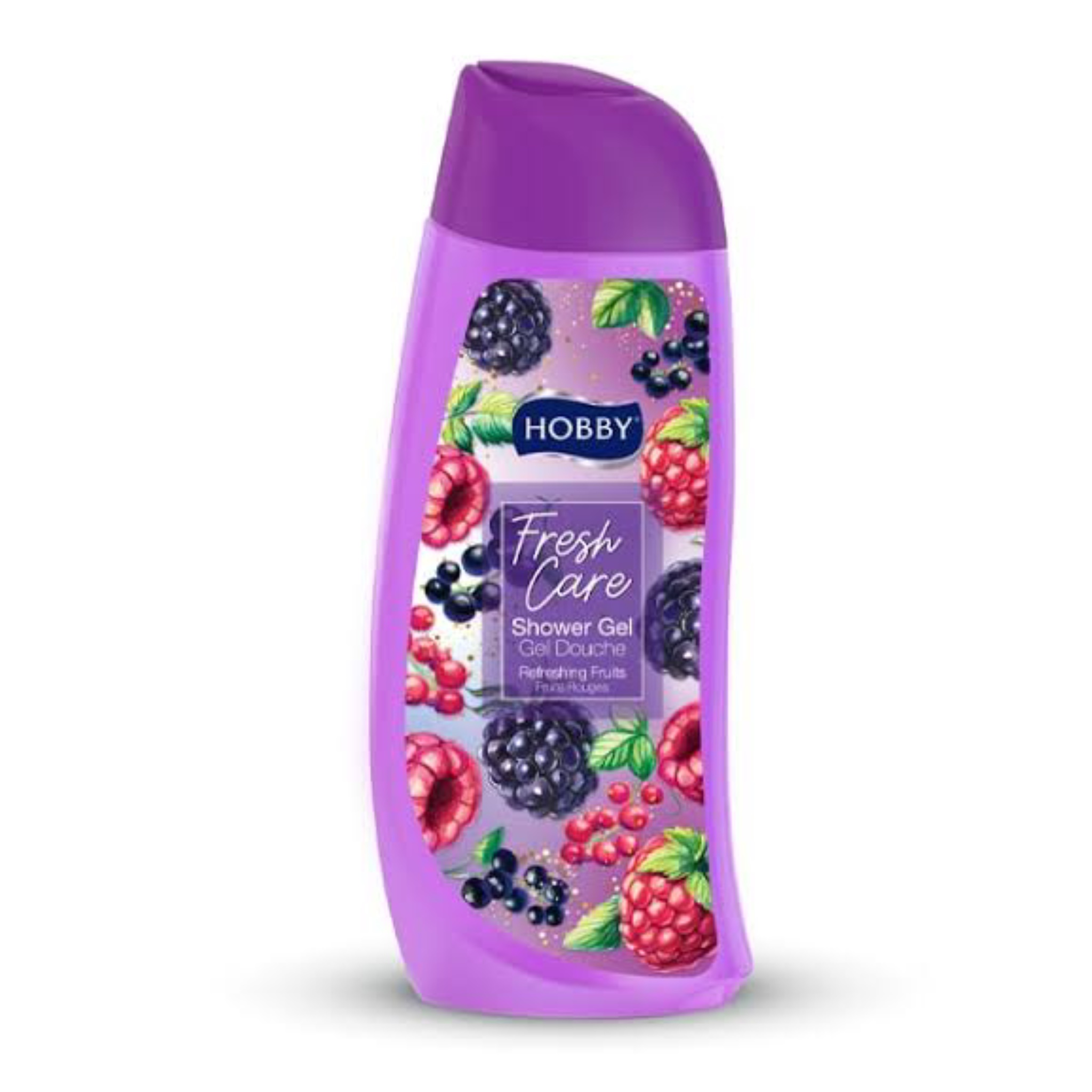 شامپو بدن هوبی مدل Fresh Care حاوی عصاره تمشک و شاه توت _ 500 میلی لیتر