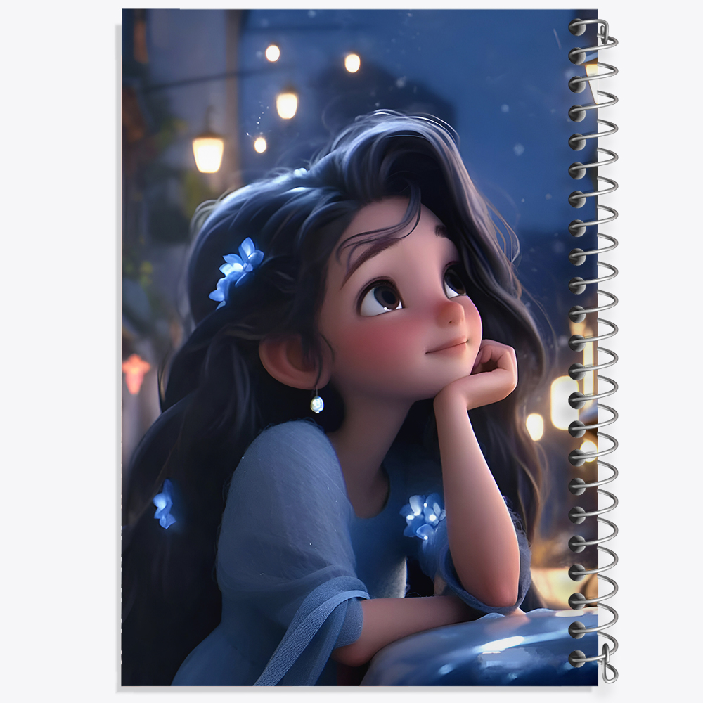 دفتر نقطه ای 50 برگ خندالو طرح دخترانه کد N3392