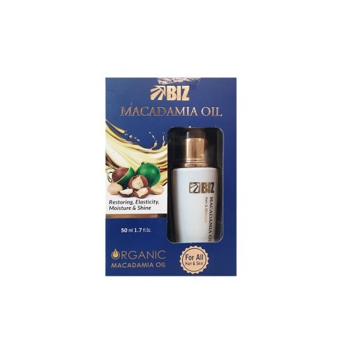 روغن ماکادمیا خالص BIZ  تغذیه عمیق و جوانسازی پوست و مو