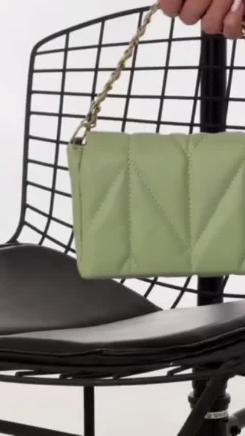 مینی کیف ترفو رنگبندی صورتی آبی کرم سفید