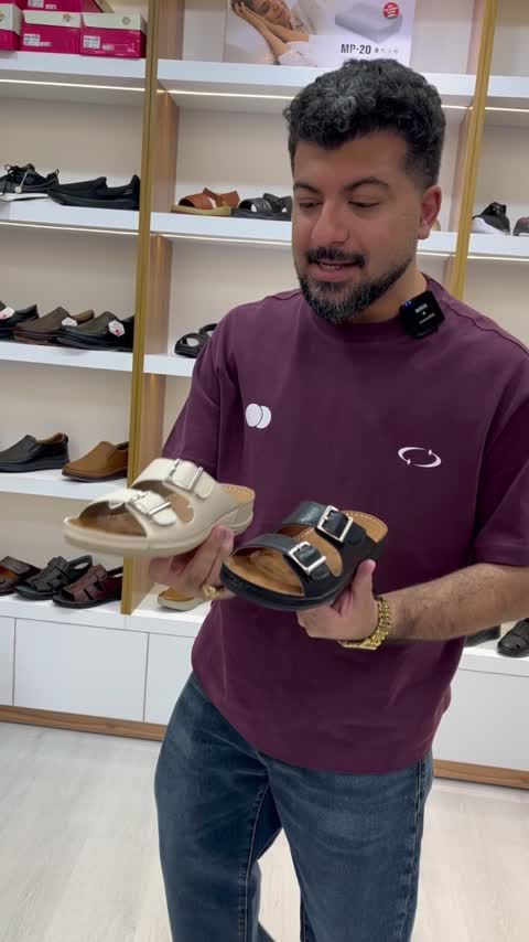 دمپایی طبی سگک دار