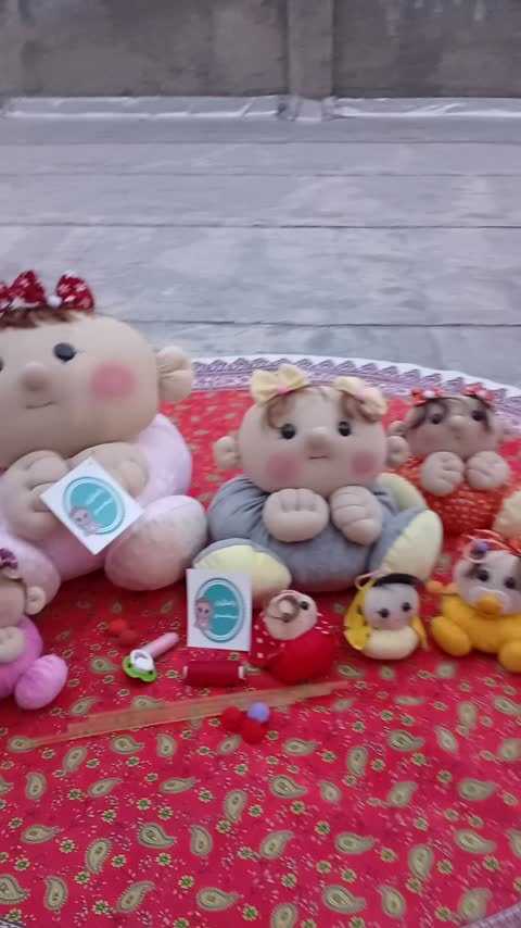 کادویی عروسک ست 6عددی دخترانه و پسرانه در غرفه عروسک راستین خاص مدرن ماندگار ارسال کاشمر