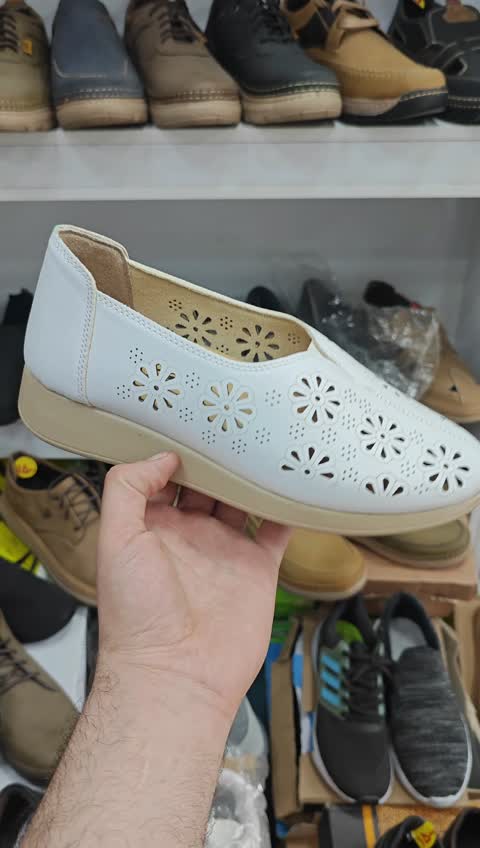 کفش تابستانی طبی سفید