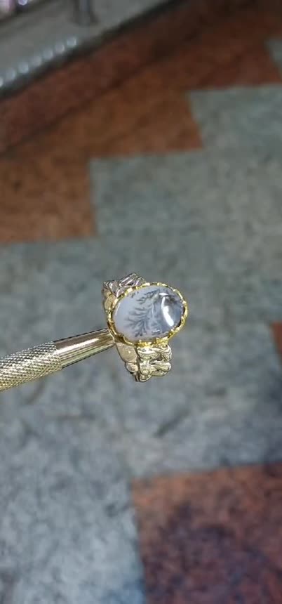 انگشتر شجرطبیعی اصلی انگشتر نقره مردانه رکاب نقره طرح رولکسی  نقره عیار 925ارسال رایگان 