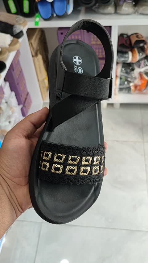صندل زنانه مدل 4خونه