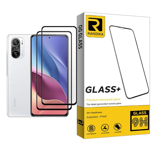 محافظ صفحه نمایش راندیکا مدل Randika Glass MIX002 مناسب برای گوشی موبایل شیائومی Redmi K40 بسته دو عددی