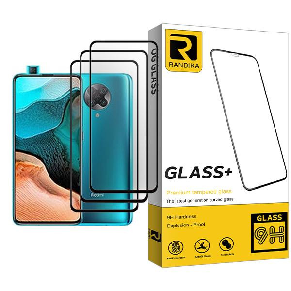 محافظ صفحه نمایش راندیکا مدل Randika Glass MIX003 مناسب برای گوشی موبایل شیائومی Redmi K30 Pro بسته سه عددی