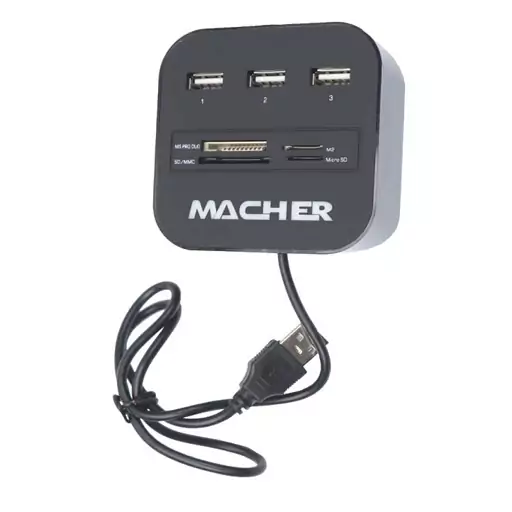 هاب و رم ریدر Macher MR-139 3port