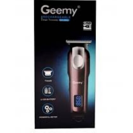 ماشین اصلاح جیمی مدل GM-6662،ریش تراش،خط زن،موزن،صفرزن Geemy