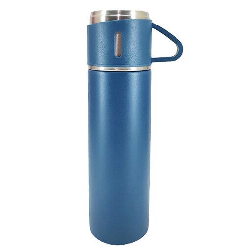 فلاسک مدل کادویی VACUUM FLASK SET گنجایش 0.5 لیتر به همراه لیوان