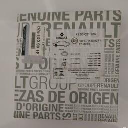 لنت ترمز جلو اصلی رنو ساخت فرانسه در بسته بندی RENAULT GROUP مناسب برای خودرو های  رنو تندر ال90 و ساندرو