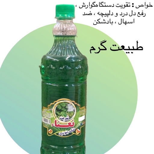 شربت نعناء کاشان ( کیفیت عالی )