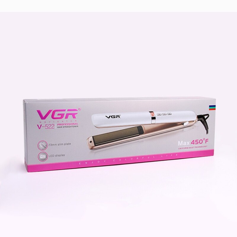 اتو مو حرفه ای وی جی آر VGR مدل V-522 Professional hair straightener VGR model V-522