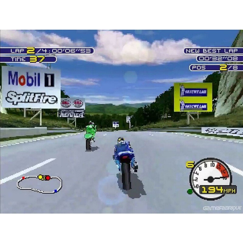 بازی پلی استیشن 1 موتور مسابقه 2 (Moto Racer 2)