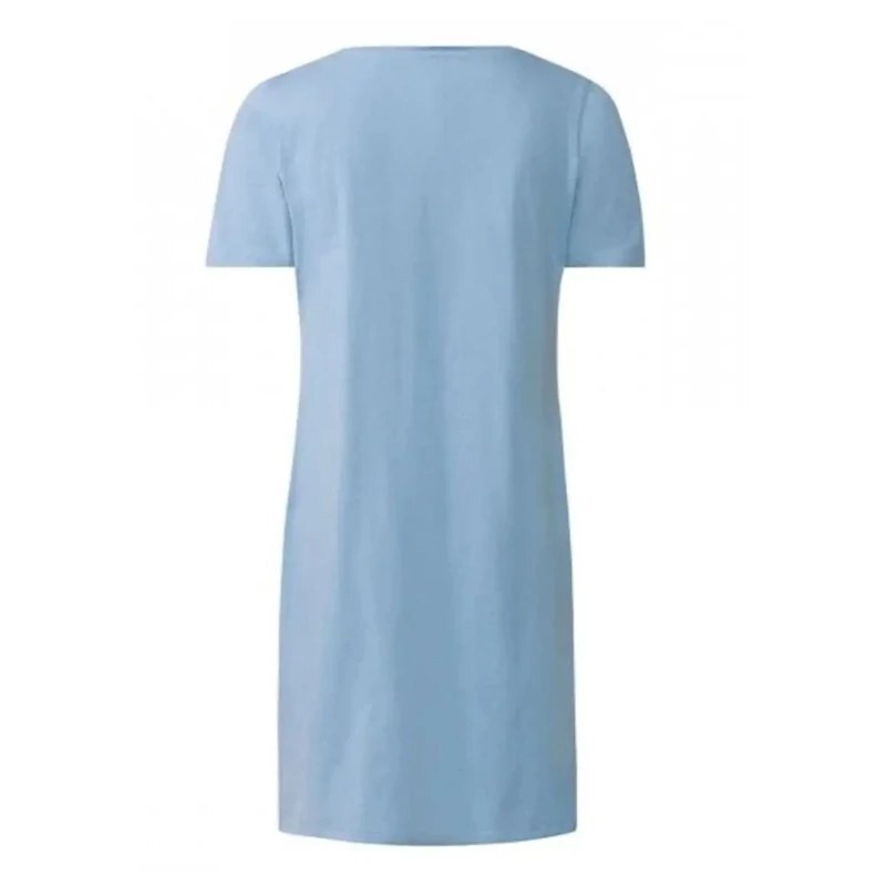 پیراهن راحتی زنانه برند اسمارا رنگ آبی آسمانی سایزهای اسمال و مدیوم با ارسال رایگان