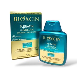 شامپو ترمیم کننده و تقویتی مو کراتین و آرگان بیوکسین حجم 300 میل (BIOXCIN KERATIN AND ARGAN)