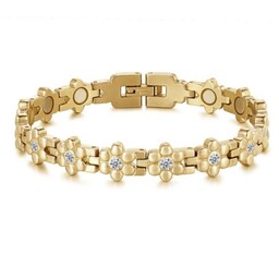 دستبند مغناطیسی زنانه  Rainso سبک و طلایی