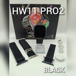 ساعت هوشمند طرح اپل واچ مدل HW11 Pro2 رنگ مشکی