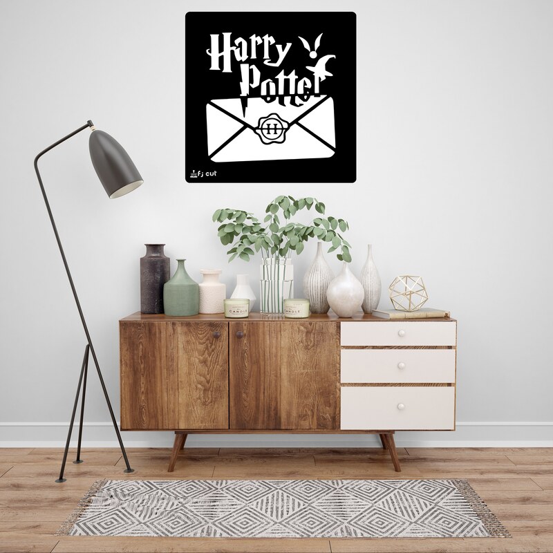 تابلو دیوارکوب طرح هری پاتر harry potter مناسب پاتر هد ها از سری اکسسوری دکوراتیو کد 4