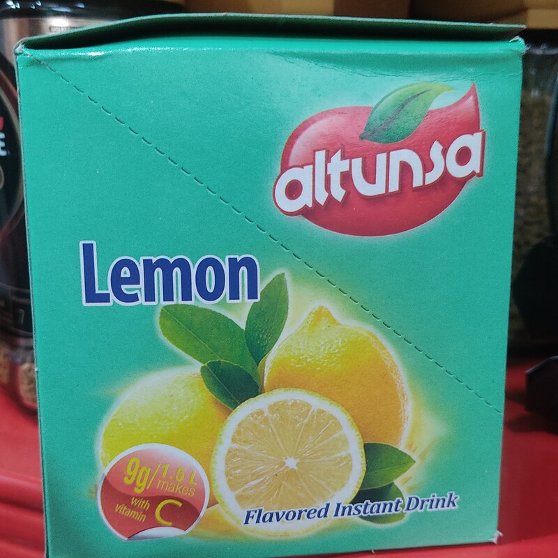 پودر شربت فوری و کم کالری با طعم میوه لیمو آلتونسا 9 گرمی جعبه 24عددی بدون نیاز به شکر 