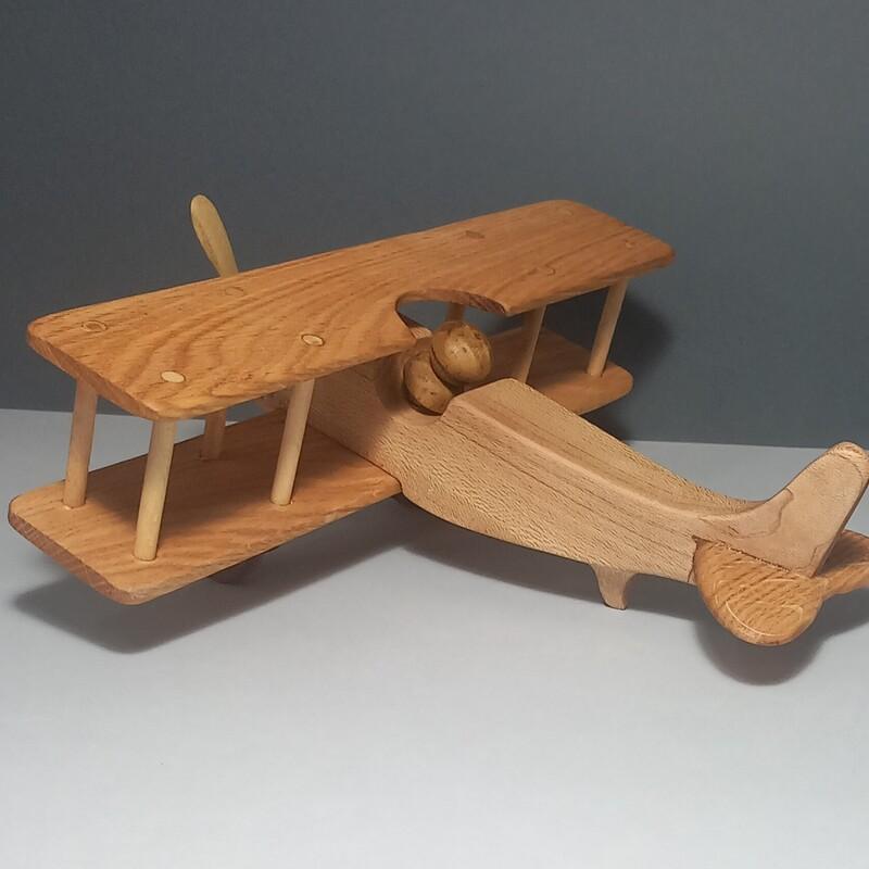 اسباب بازی  چوبی... هواپیما دوباله