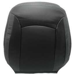 روکش صندلی خودرو ساینا - تیبا1 صندلی جدید مدل SUZANY چرم خارجی (PU) وسط سوزنی - مشکی تیکه طوسی