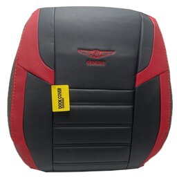 روکش صندلی خودرو دنا - دنا پلاس مدل GENESIS چرم - مشکی تیکه قرمز