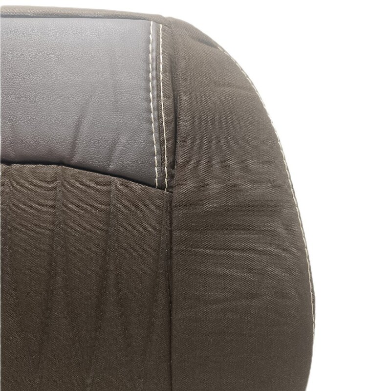 روکش صندلی خودرو پژو پارس صندلی جدید - پرشیا طرح PANAMORA پارچه مازراتی درجه1 - قهوه ای