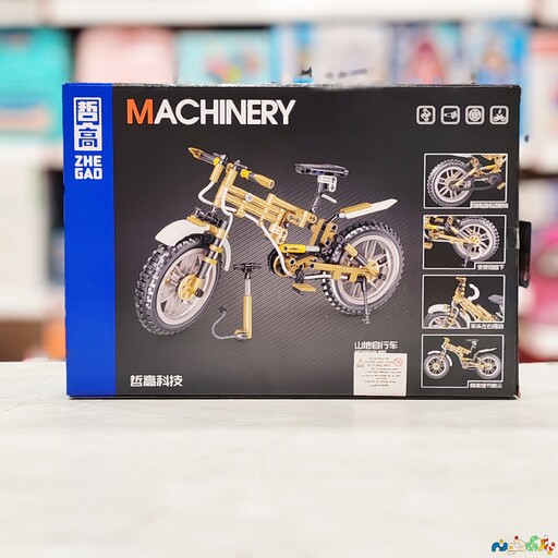 لگو دوچرخه MACHINERY وارداتی نسکافه ای دارای 242 قطعه برند ZHE GAO 