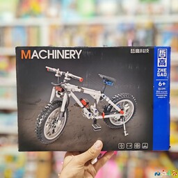 لگو دوچرخه MACHINERY وارداتی دارای 253 قطعه برند ZHE GAO سفید رنگ 