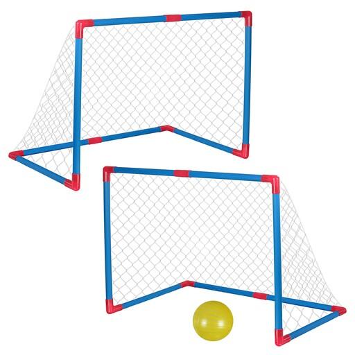 دروازه بازی فوتبال مدل نشاط بسته دو عددی به همراه توپ