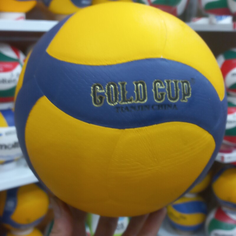 توپ والیبال گلد کاپ اصلی با ضمانت همراه با سوزنی وارسال رایگان در ارزانکده توپ کرمان 