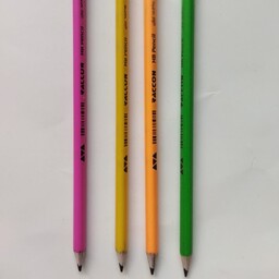 مداد مشکی 3 گوش راکون بستہ 1 عددی (قیمت عمدہ 3000) 