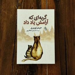 کتاب گربه ای که آرامش یاد داد اثر جیمز نوربری نشر آزرمیدخت