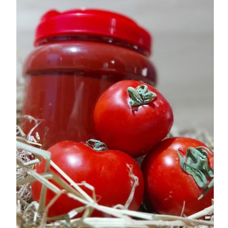 رب گوجه فرنگی طبیعی و خانگی ( 1 کیلو 600 گرمی )
