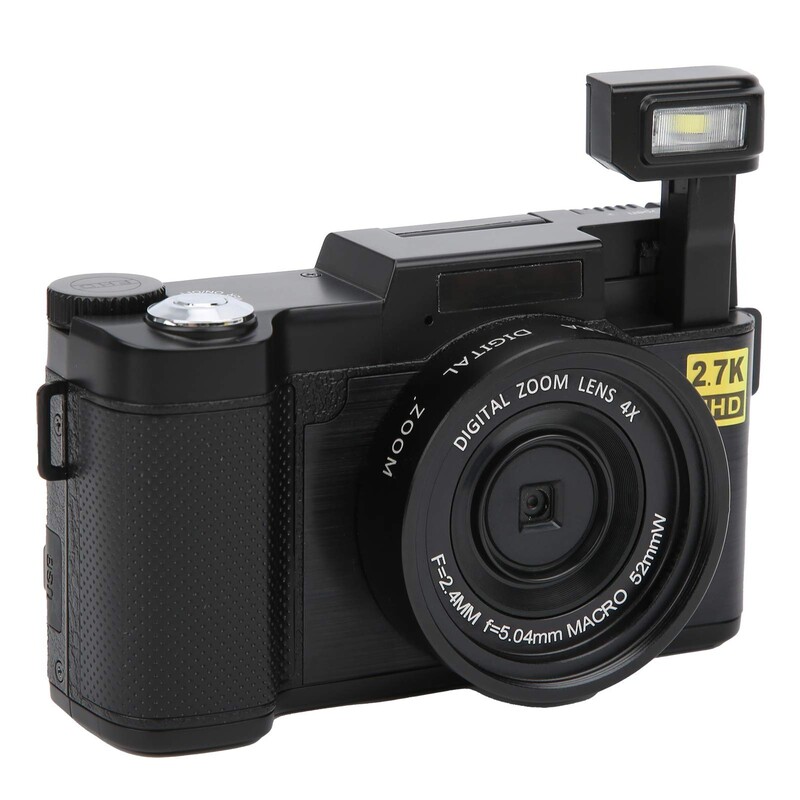 دوربین دیجیتال برای نوجوانان بزرگسال، دوربین فیلمبرداری 2.7K 48 مگاپیکسلی FHD با صفحه نمایش ال سی دی 3 اینچی
