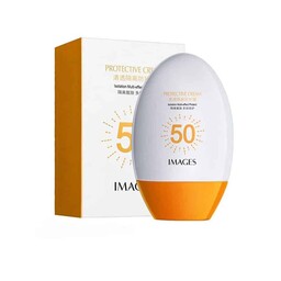کرم ضد آفتاب بی رنگ 45 میل اورجینال ایمیجز با spf50 ضدلک دارای بافت بسیار سبک،آبرسان جلوگیری از پیری زودرس پوست.