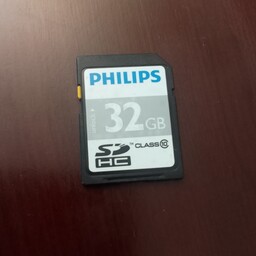 رم کارت حافظه فیلیپس 32 گیگ اصل تایوان sd hc class philips fm32sd45b sd card class10 بدون جعبه